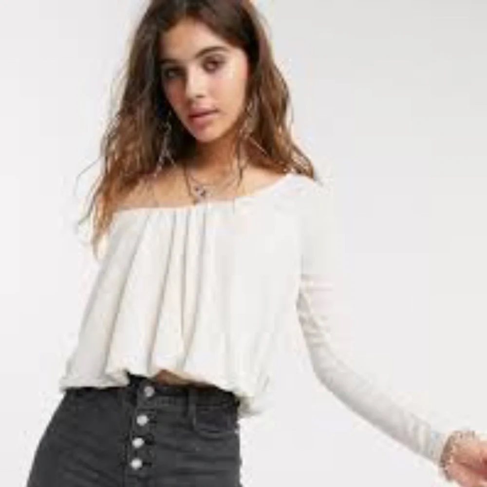 Free People Bondi Long Sleeve Blouson Thermal Top